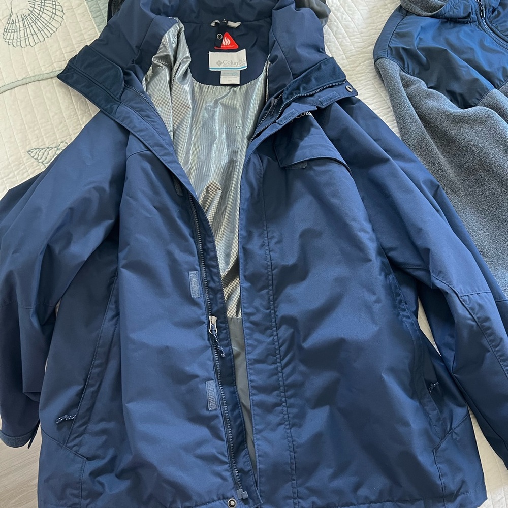 XXL Navy Columbia Bugaboo ii fleece & outer jacket
